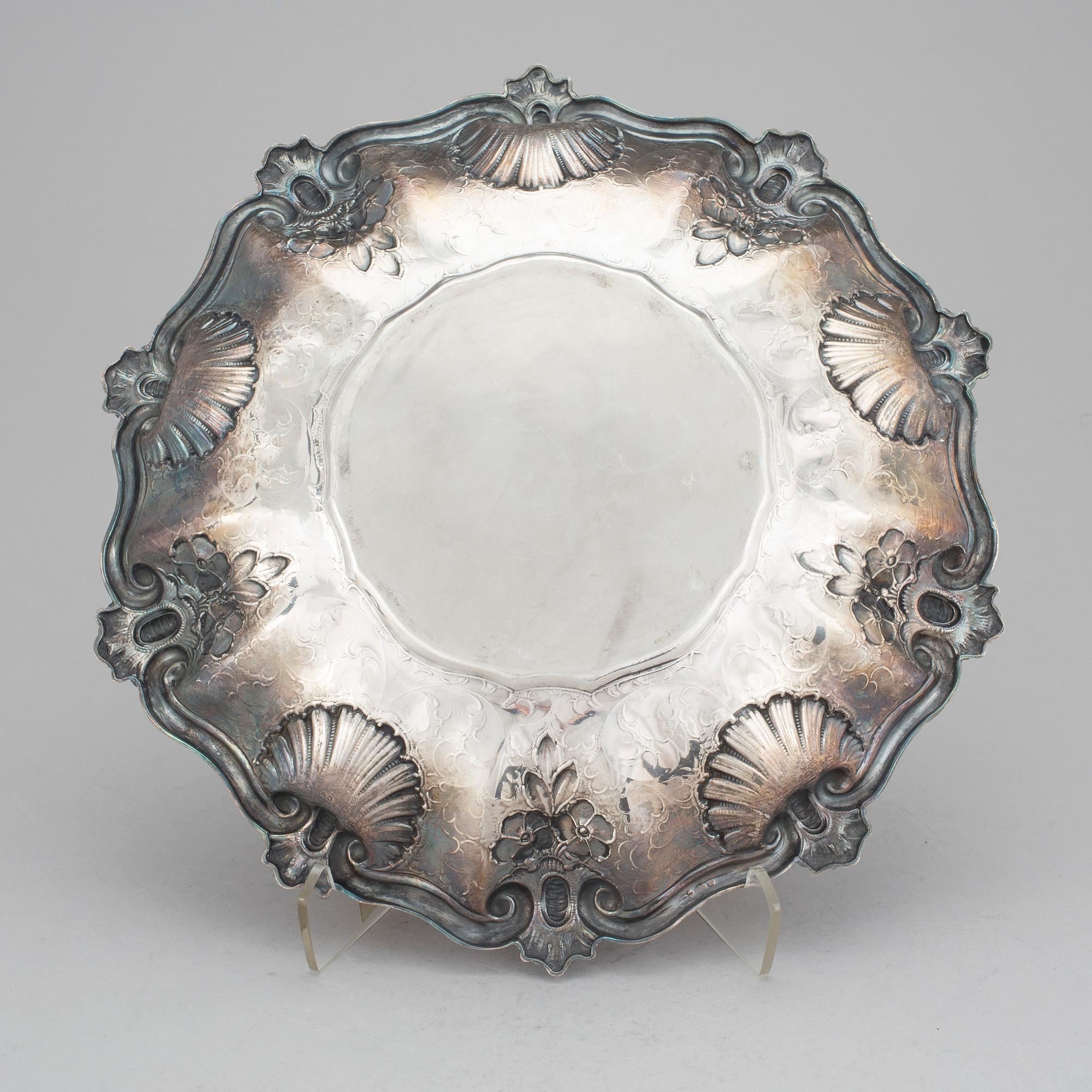 FAT, silver, O B Sjögren, Stockholm, 1941. Vikt 669 g.