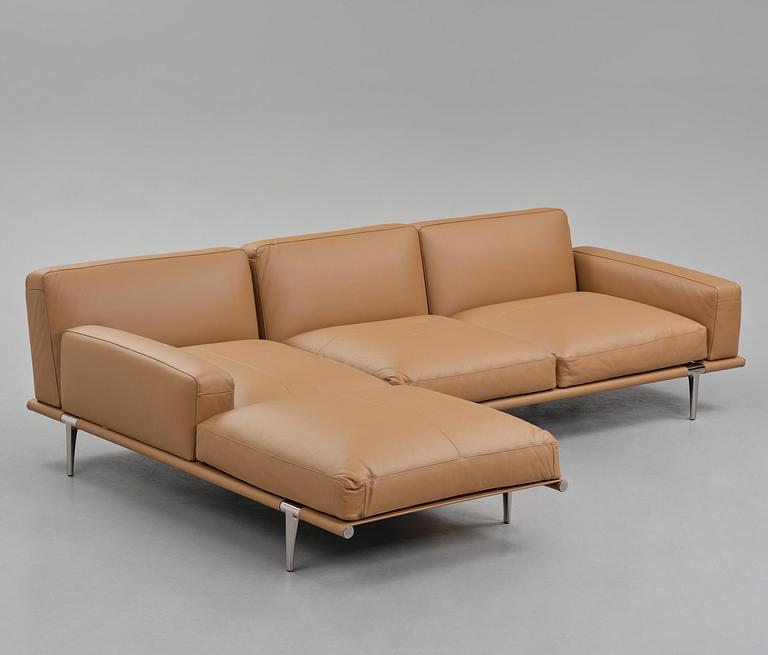 Ludovica Serafini & Roberto Palomba, a "Let it Be" sofa, Poltrona Frau, Italy, 2025.