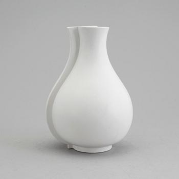 A  vas by WILHELM KÅGE,"Surrea" Carrara goods, Gustavsberg 1900th.