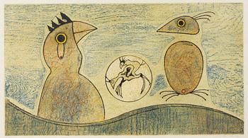 Max Ernst, "Oiseaux souterraines".