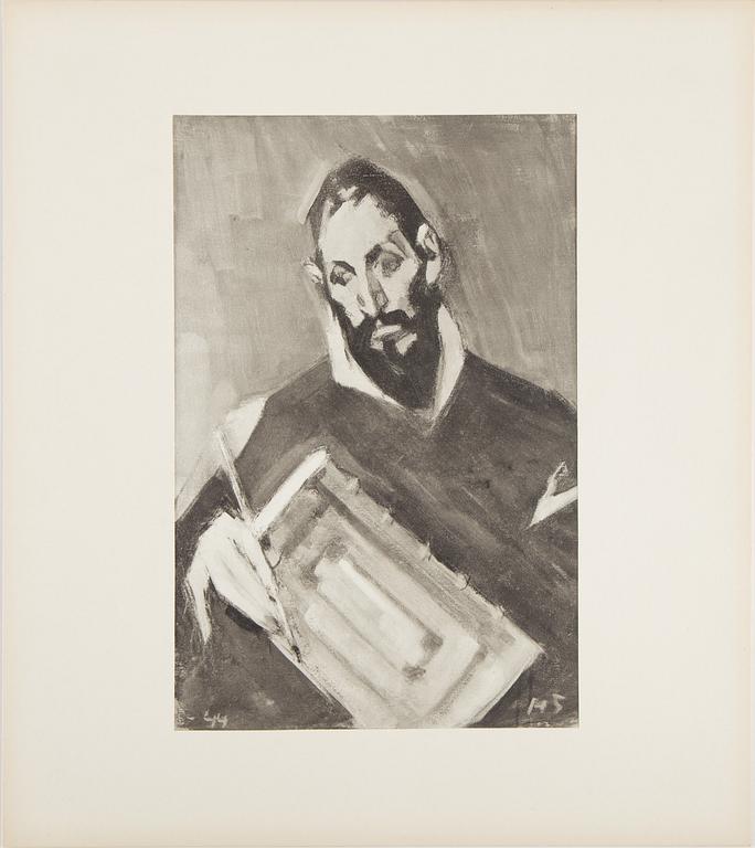 A folder with 58 reproductions after Helene Schjerfbeck.