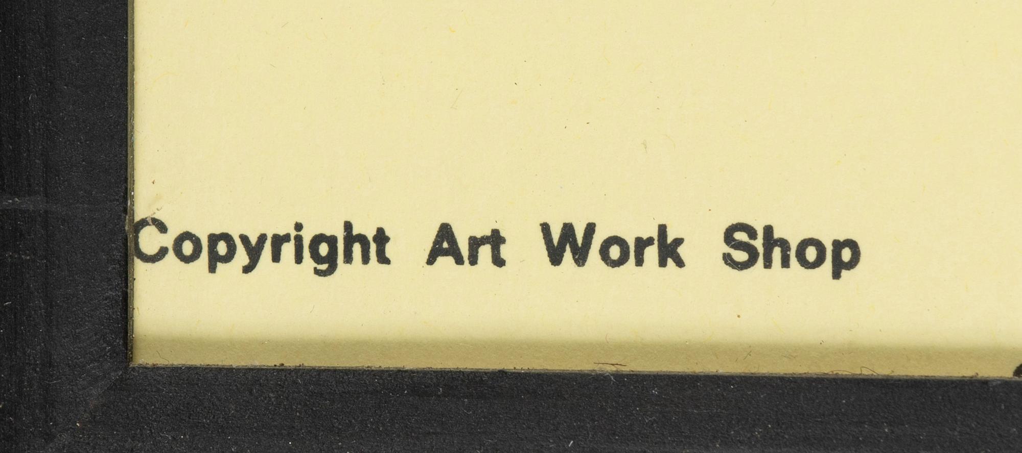 Tove Jansson, poster, Moomin, Bull's Presstjänst, Art Work Shop, 1960s.