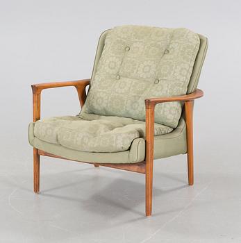 A "Tunis" chair, designed by Inge Andersson approx in 1965 for Bröderna Anderssons Industrier i Ekenässjön AB.