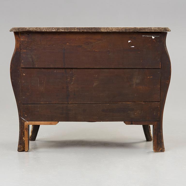 A Swedish Rococo commode by P Widbom, master 1751.