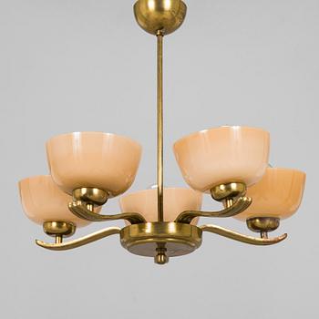 Paavo Tynell, a 1930's '1501/5' chandelier for Taito.