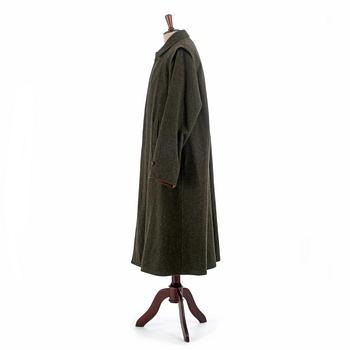 LODENFREY, a men's green wool coat.