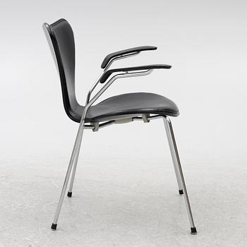 Arne Jacobsen, Armchairs, 4 pcs, "The Seven", Fritz Hansen, Denmark, 2006.