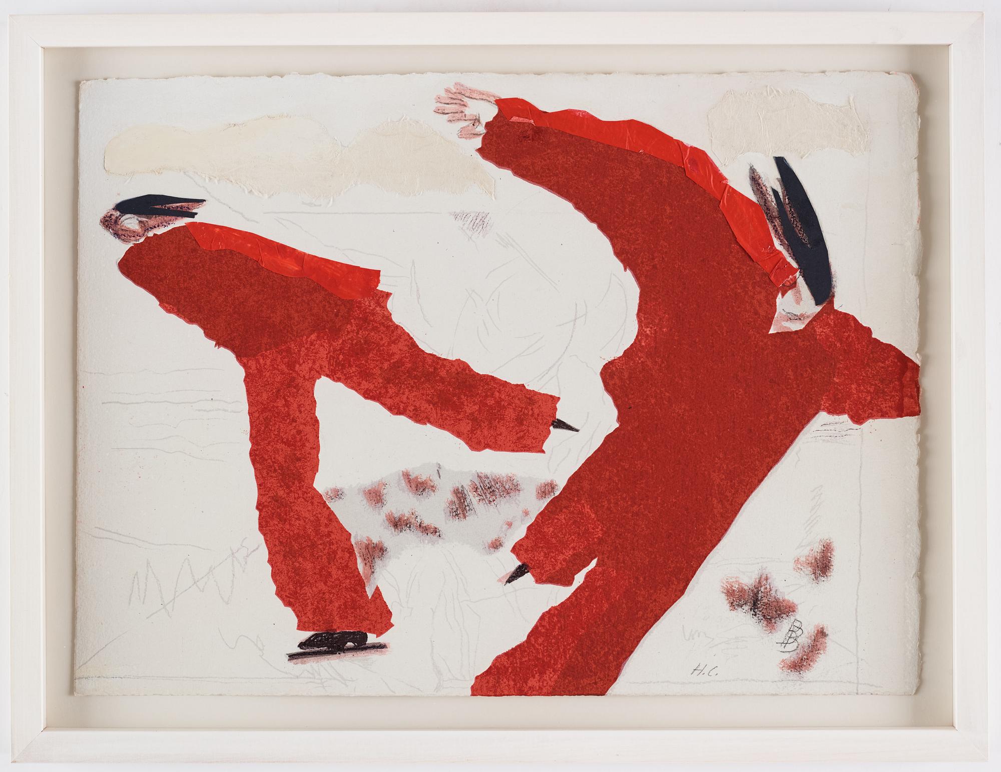 Birgit Broms, Skridskoåkare.