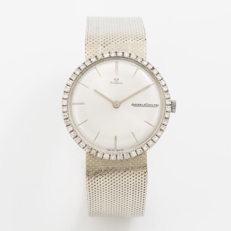 Wristwatch, 18K white gold/diamonds, 34 mm.