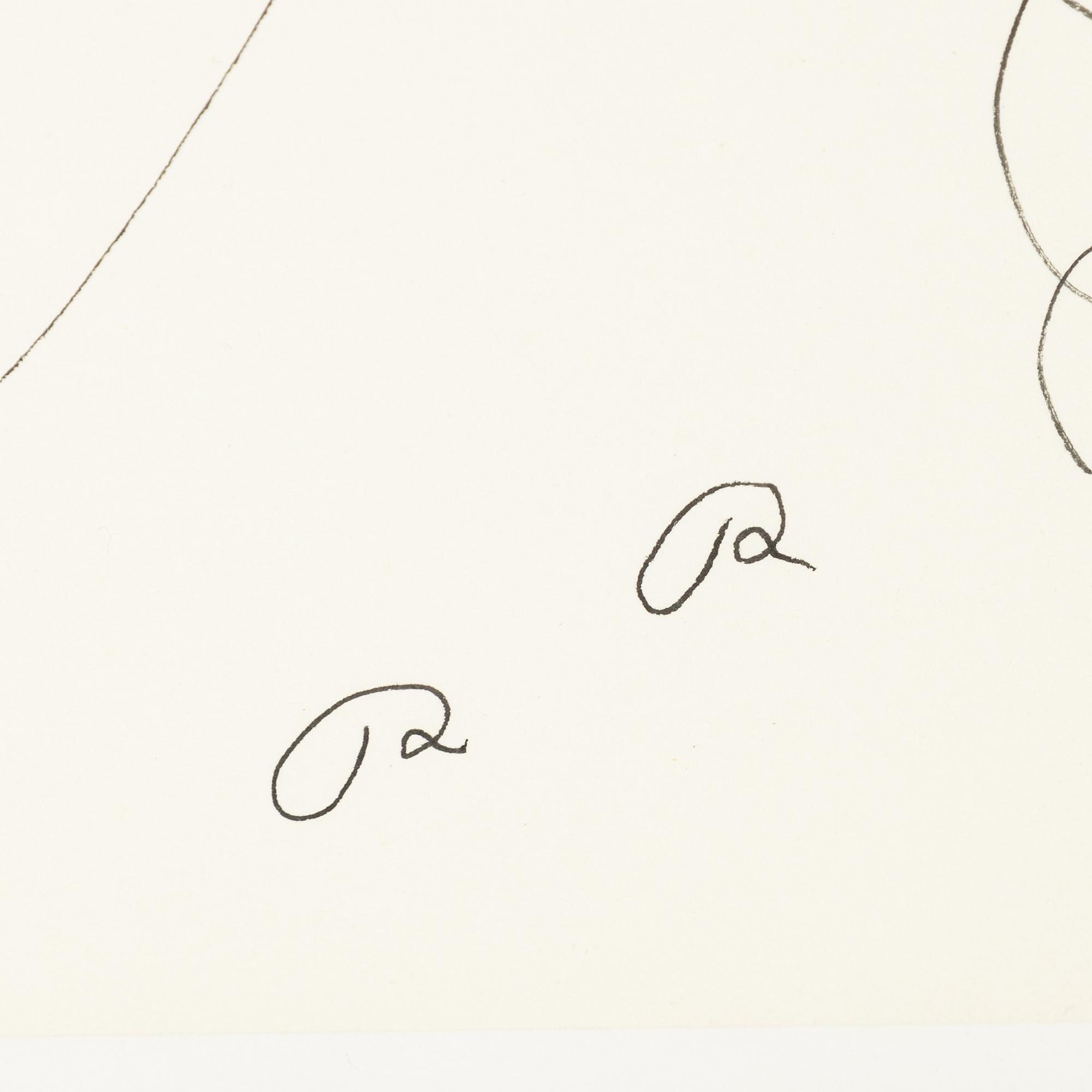 Roger Risberg, indian ink drawing, signed. Executed in 2008.
