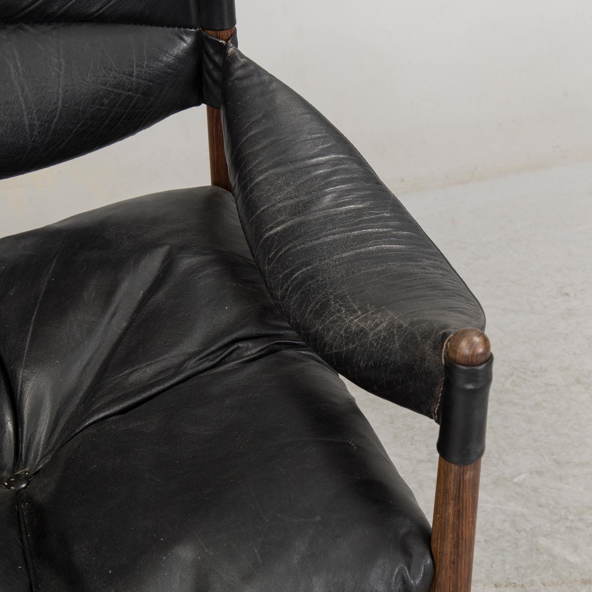 A pair of 'Modus' easy chairs by Kristian Solmer Vedel, Søren Willadsen, Denmark, 1960s.