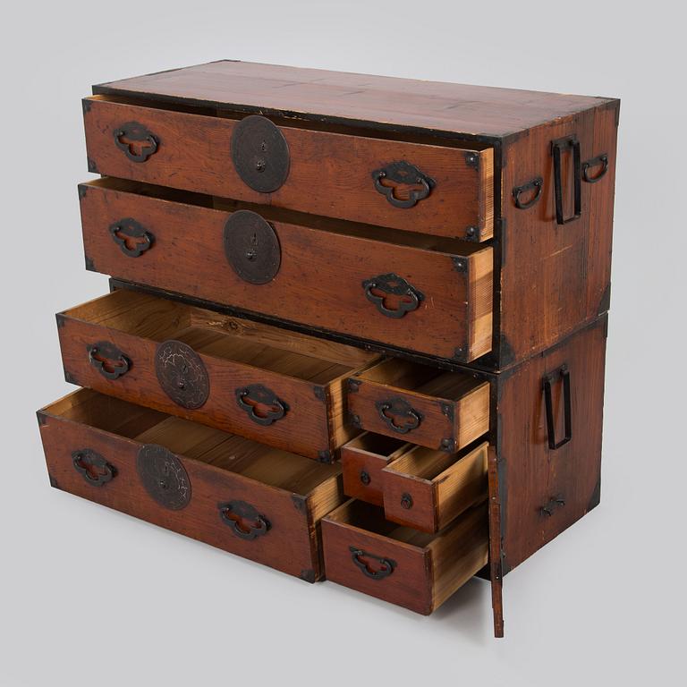 A Corean chest of drawers, mid-20th century.