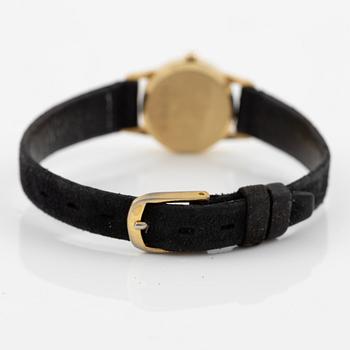 Certina, wristwatch, 18K gold, 19 mm.