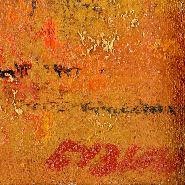 OKÄND KONSTNÄR, olja på duk, 3 st, Ryssland, 1900-talets andra hälft. 2 st signerade.