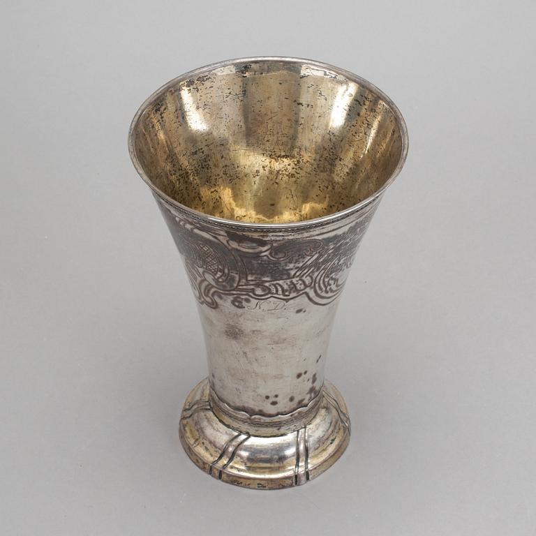 POKAL, silver, Stephan Westerstråhle, Stockholm år 1800. Ca 540 g.