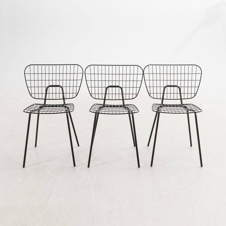 Studio WM, chairs, 3 pcs, "String", for Audio Copenhagen, contemporary.