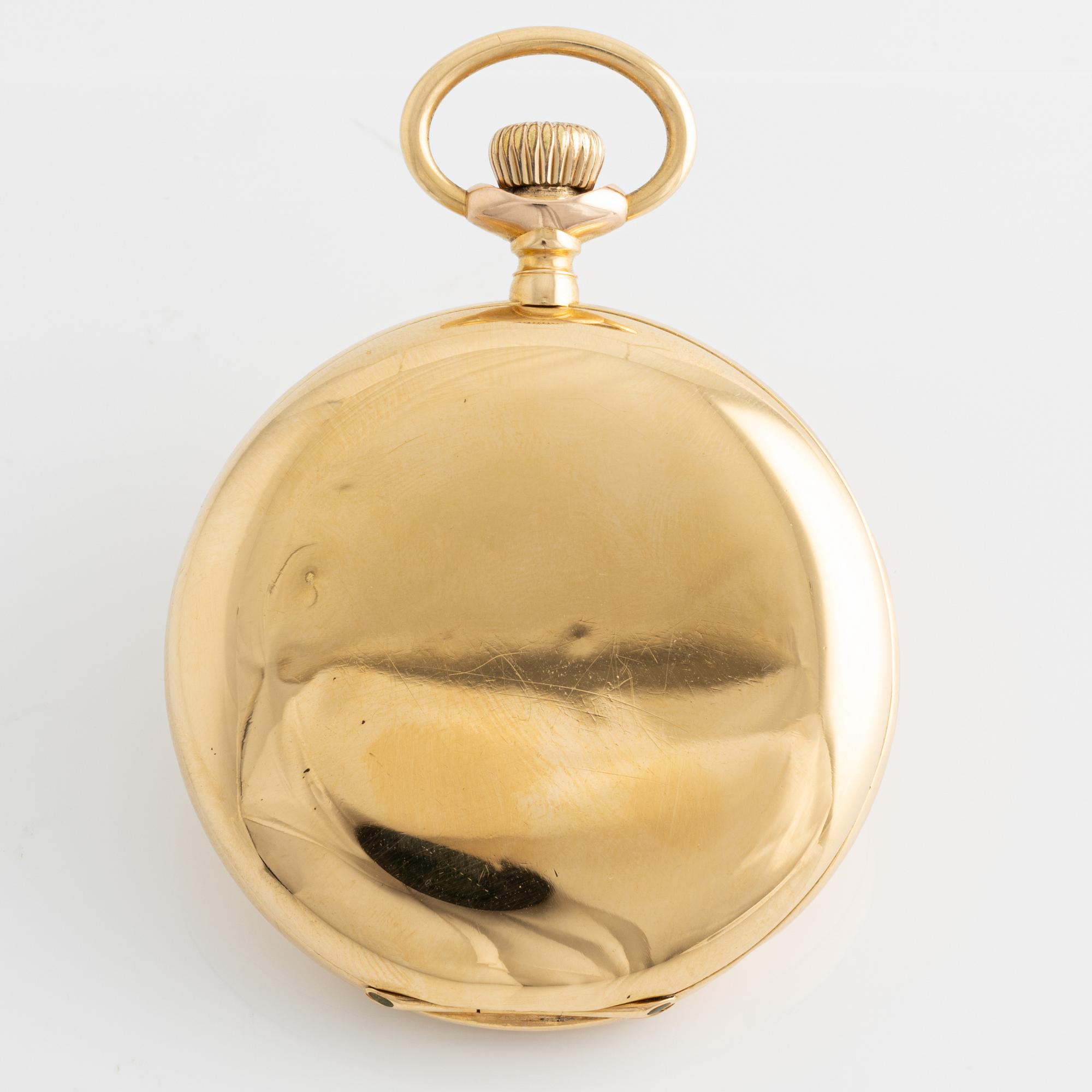 Ch. F. Tissot & Fils, pocket watch, 56 mm, hunter. - Bukowskis Ch. F. Tissot & Fils, pocket watch, 56 mm, hunter. - Bukowskis