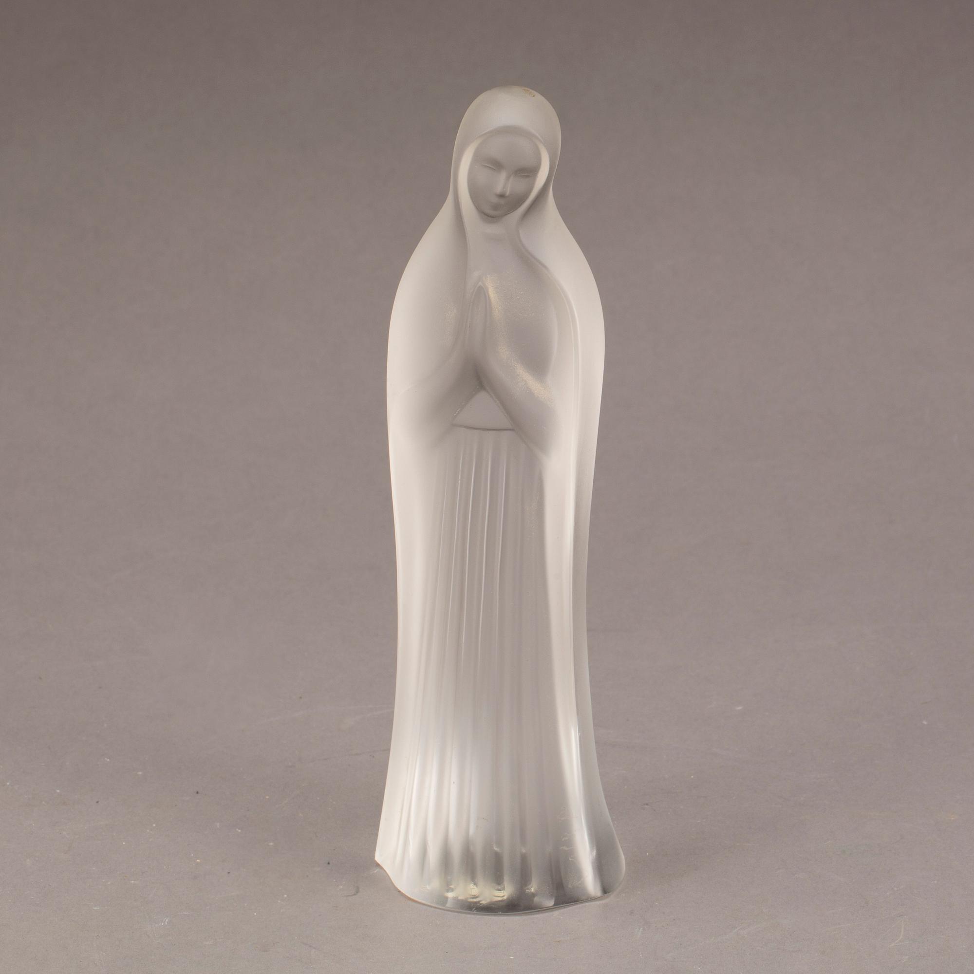 FIGURIN, glas, Lalique, Frankrike, 1900-talets andra hälft.