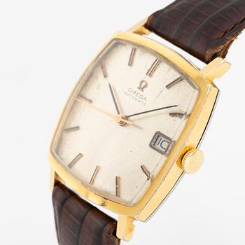 Omega, wristwatch, 31.5 x 31.5 (38.5) mm.