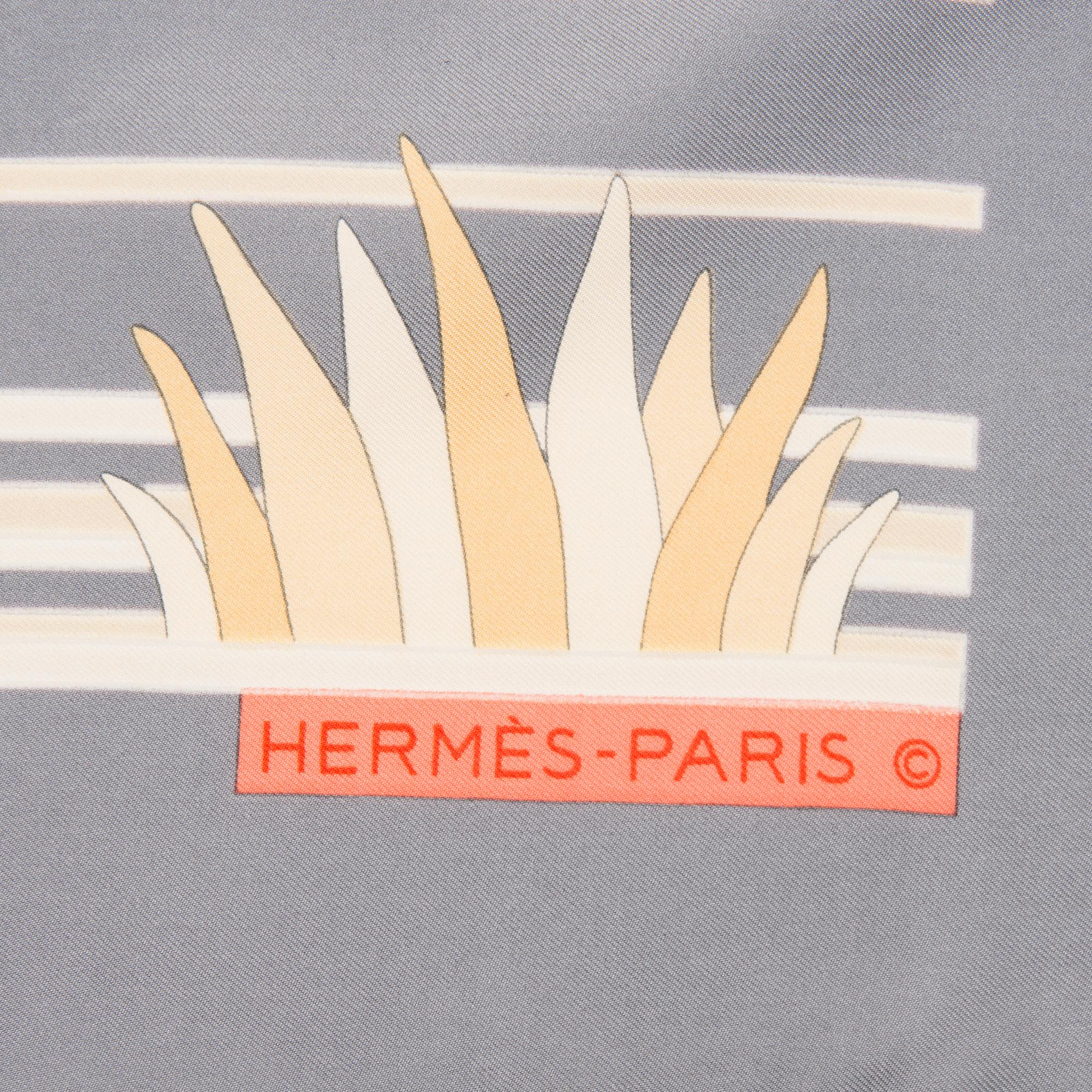 SCARF, "Tigres Dans les Herbes", Hermès.