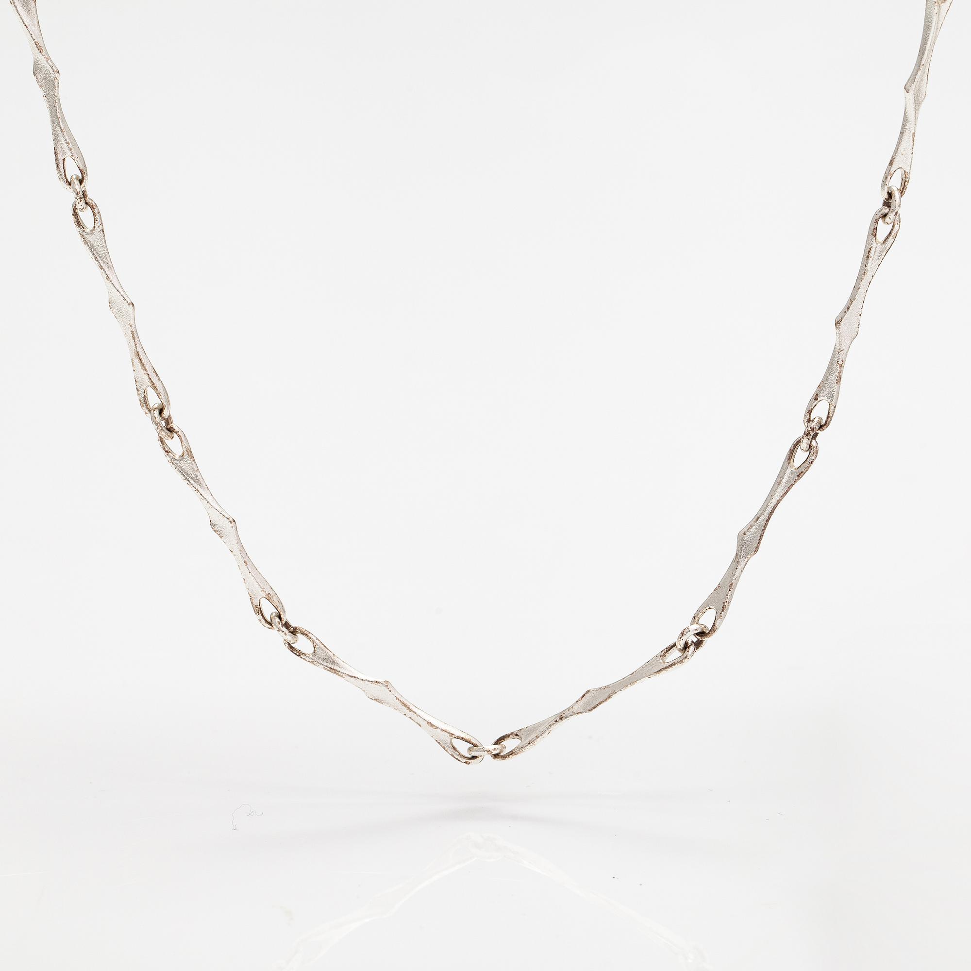 A sterling silver collier. Lapponia 1988.