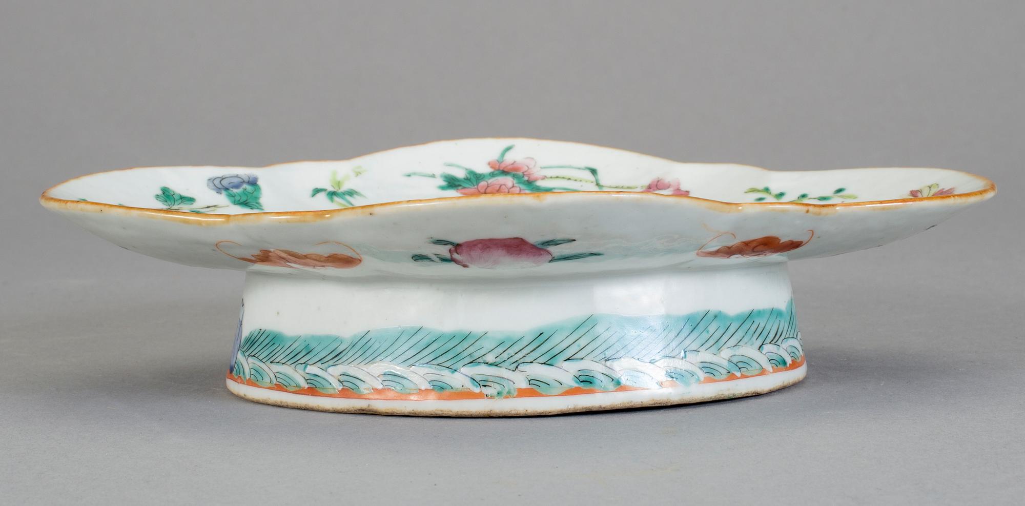 FAT, porslin, Kina, Qing dynastin, 1800-tal.