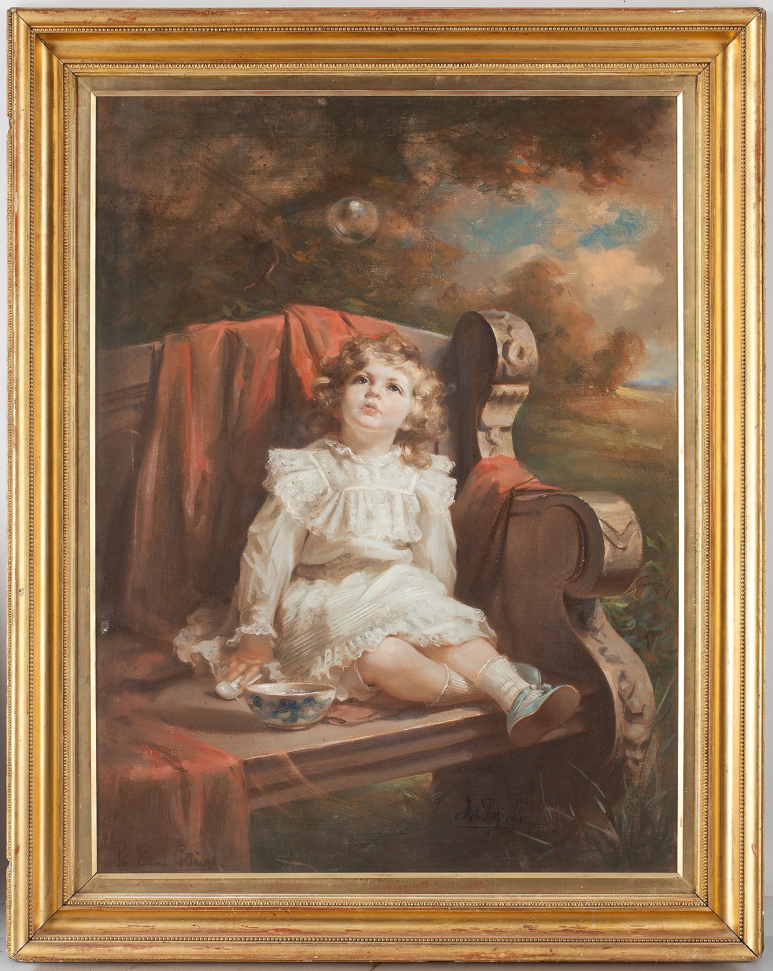 LEON SPRINCK, olja på duk, signerad.