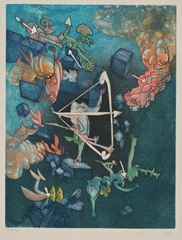 Roberto Matta, "Les Pretendans"  ur "Hom'mere III".