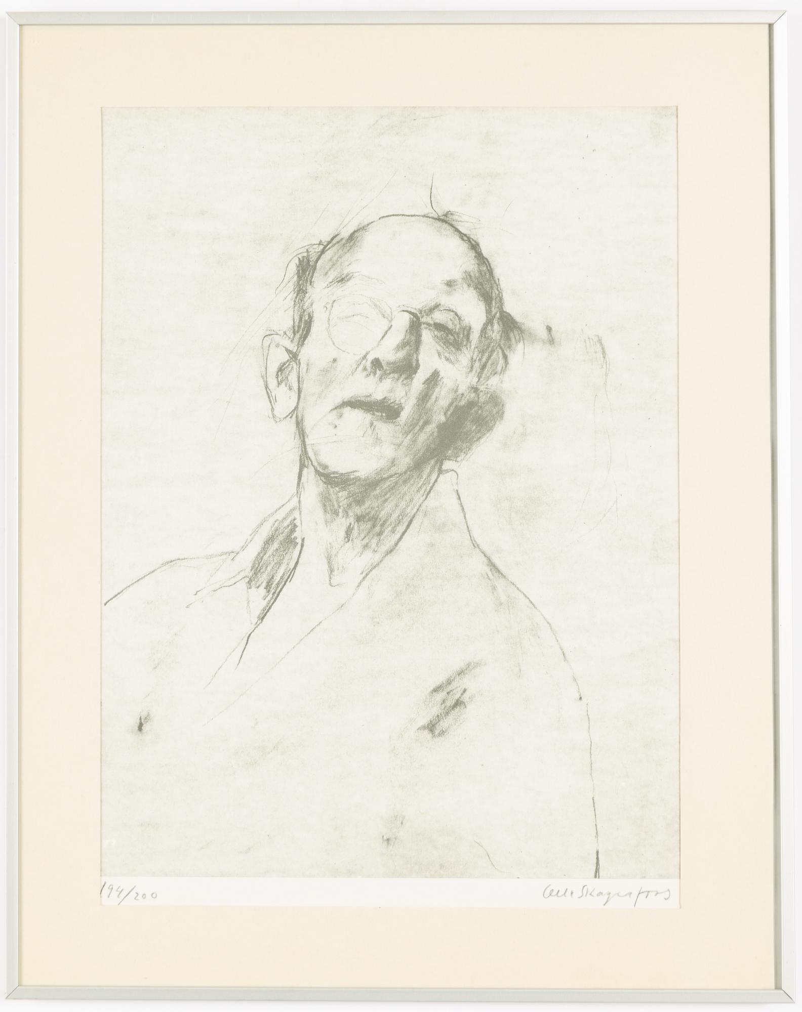 Olle Skagerfors, Självporträtt.