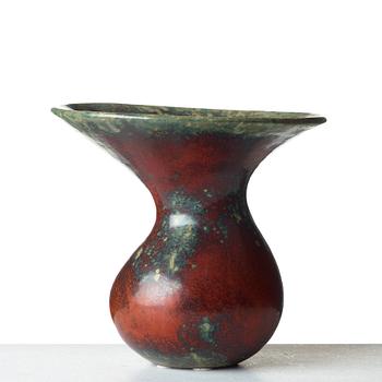 Hans Hedberg, a faience vase, Biot, France.