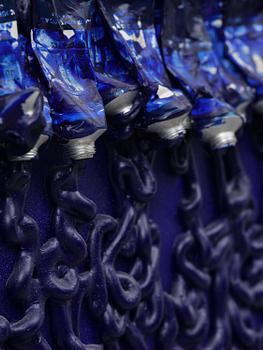 Arman (Armand Pierre Fernandez), ”Monochrome accumulation no 2505 (Ultramarin blue)”.