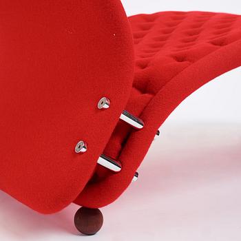Verner Panton, a high back lounge chair, "System 1-2-3 model K", Fritz Hansen, Denmark, ca 1973.