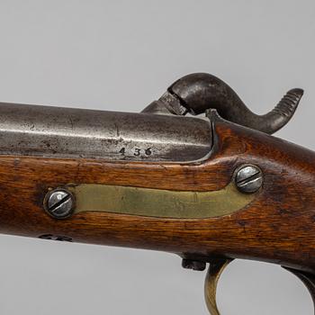 A Swedish smooth bored cavalry percussion pistol 1850 pattern.