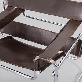 MARCEL BREUER, a "Wassily chair (Model B3 chair)" later part of the 20th century.