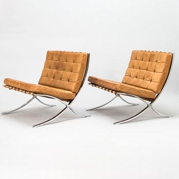 LUDWIG MIES VAN DER ROHE, NOJATUOLIPARI. "Barcelona", Knoll International, 1970-luku.