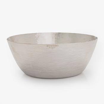 Tapio Wirkkala, skål, silver, TW 243, Kultakeskus, Tavastehus 1978.