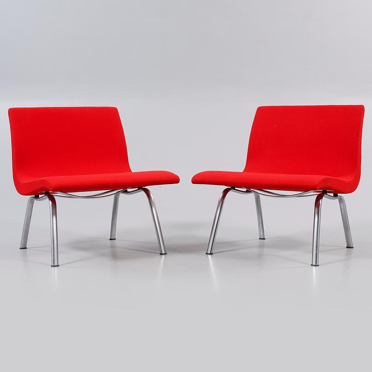 STOLAR, ett par, "Atlas XL Easy Cair", Johannes Foersom & Peter Hjort-Lorenzon, Lammhults Möbler,