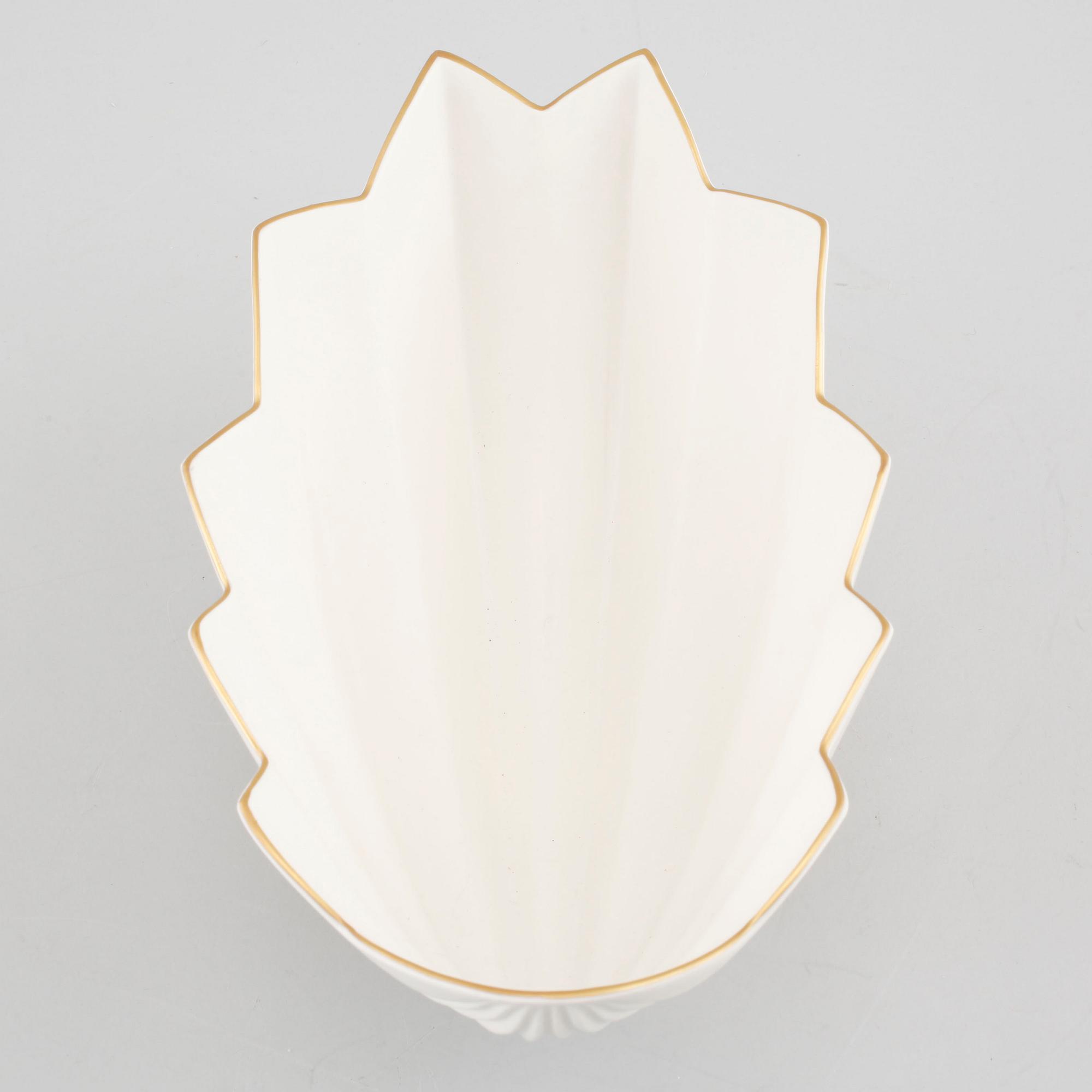 A porcelain bowl by Karin Björquist for Rörstrand, dated -95.