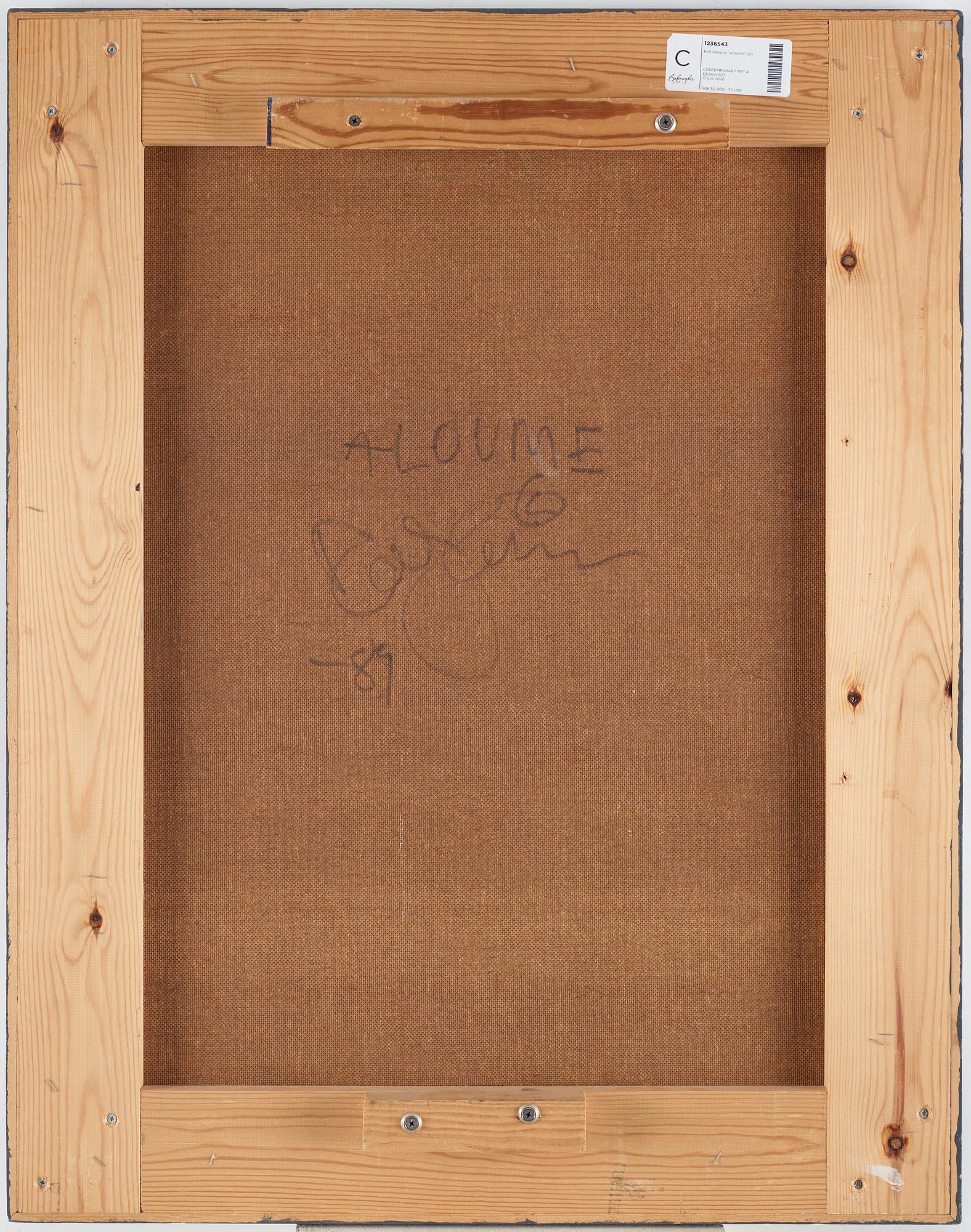 Rolf Hanson, "Aloume".