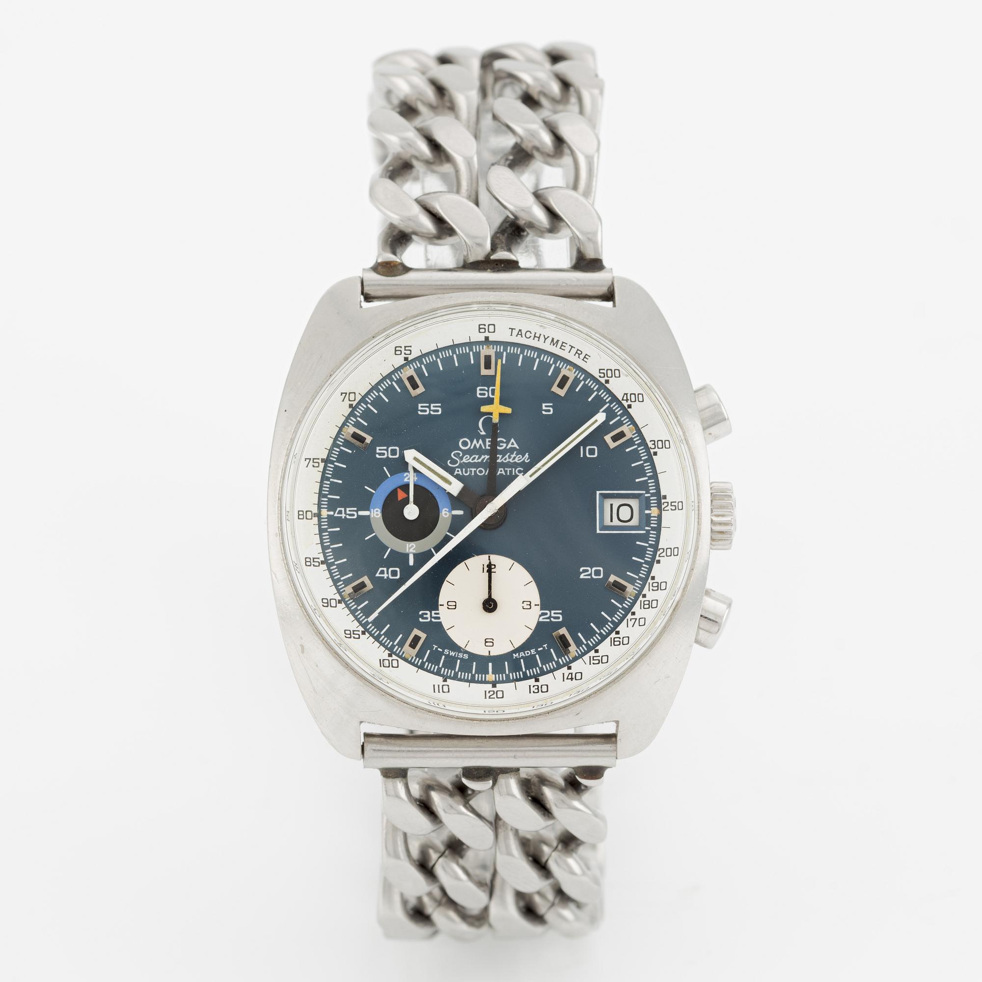 Omega, Seamaster, kronograf, armbandsur, 38,5 mm.