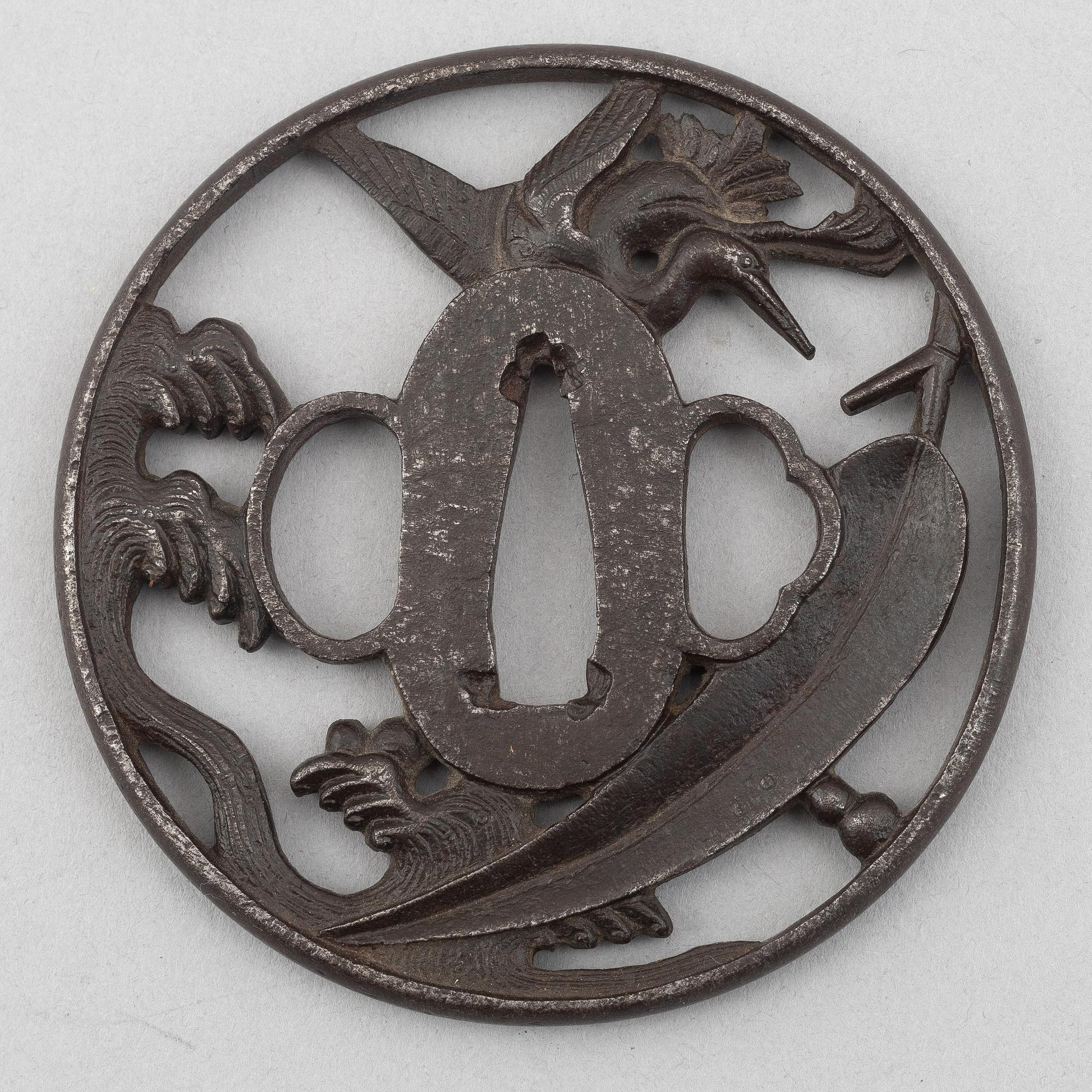 Tsuba, unsigned, Edo period.