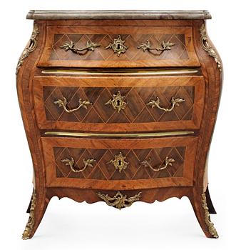 612. A Swedish Rococo 18th century commode.