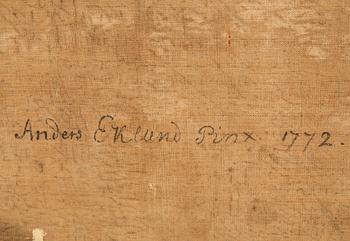 ANDERS EKLUND, circle of, one pair, oil on canvas, on verso one with inscription Anders Eklund pinx 1772.