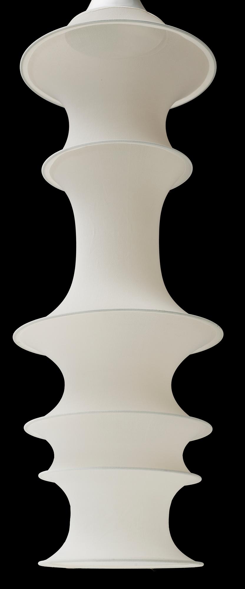TAKLAMPA, "Falkland", Bruno Munari, Danese, Milano, Italien. Höjd ca 120 cm.