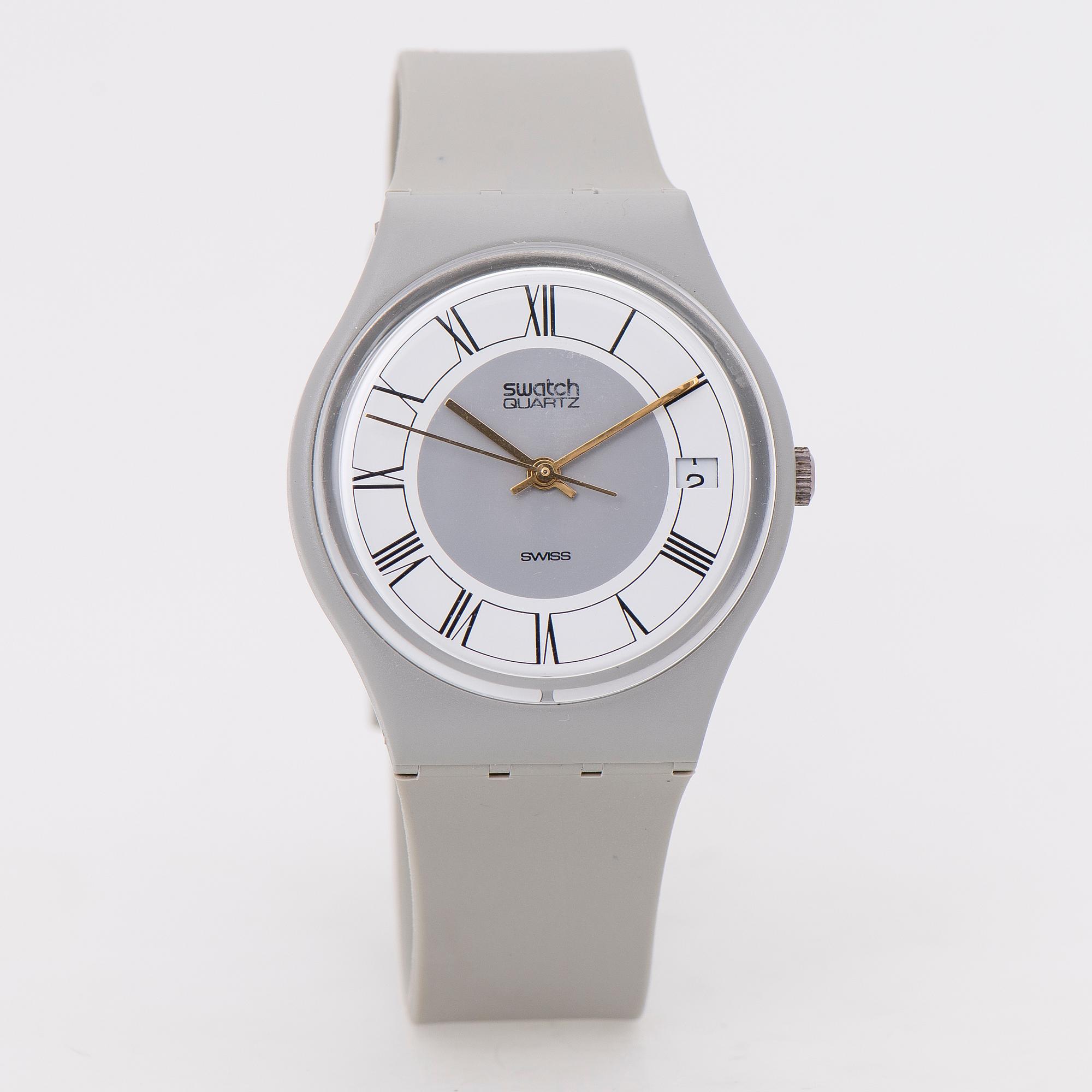 ARMBANDSUR 4 ST, SWATCH, två herr och två damur 1980-tal.