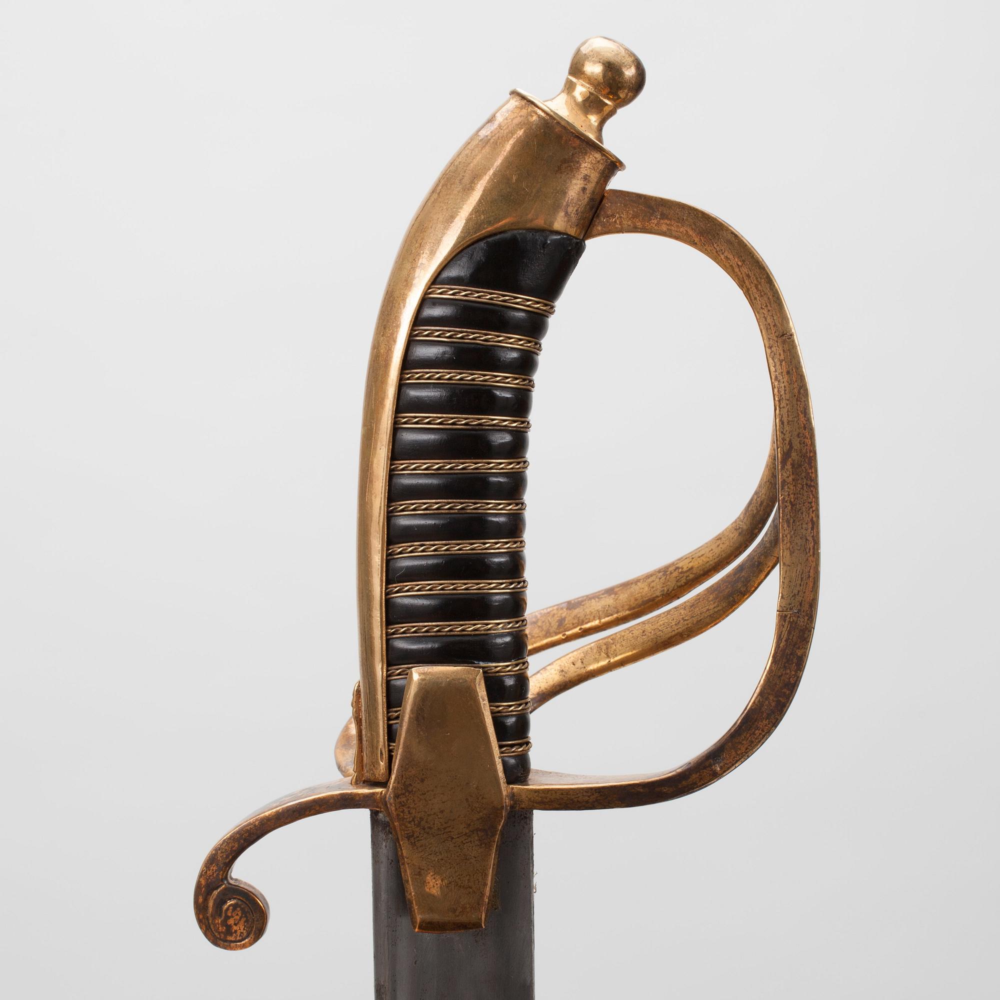 A ST. ANNE'S NAVAL SWORD.