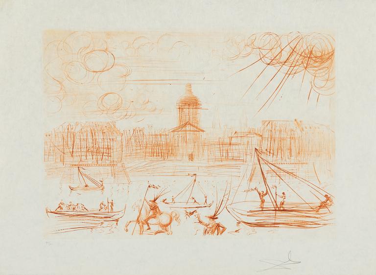 Salvador Dalí, "L'académie de Paris".