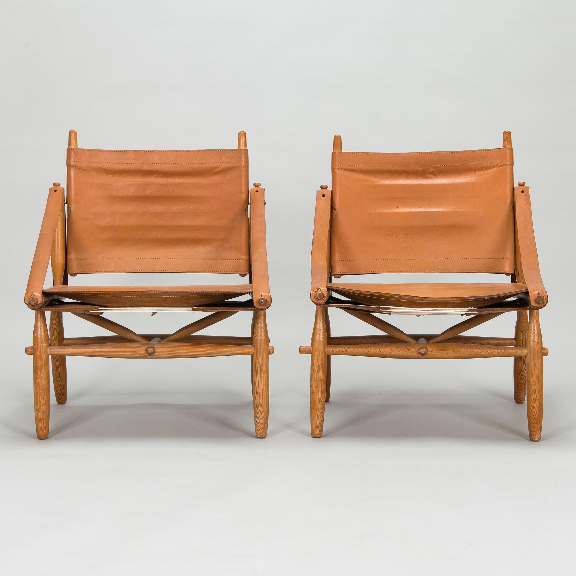 Ilmari Tapiovaara, a pair of 'Chaco' armchairs made to order for Lukkiseppo 1959.
