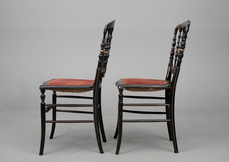 STOLAR, ett par, sekelskiftet 1800/1900.