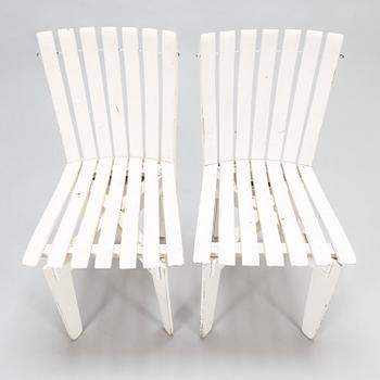 Alvar Aalto, Trädgårdsmöblemang, 5 delar, "Aurinko-serien", Artek 1960/1970-tal.